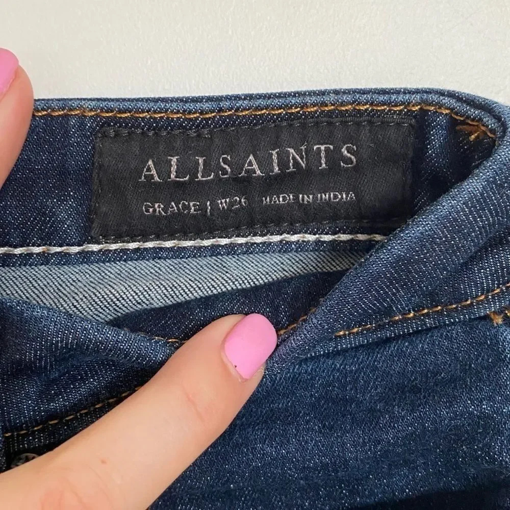All Saints Grace Mid-Rise Superstretch Skinny Jean - Picture 9 of 11